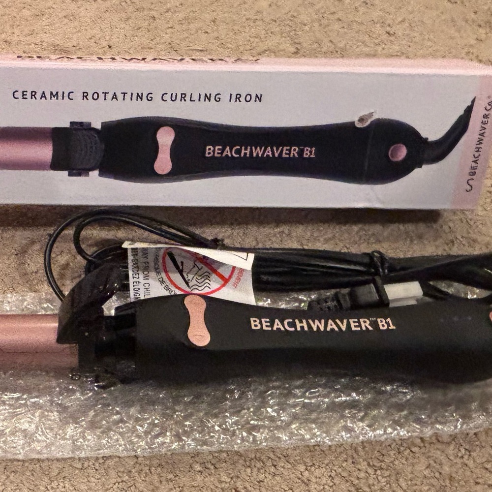 NWT Beachwaver B1 1" Ceramic Curling Wand - Picture 2 of 5